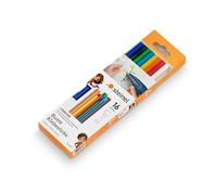 Steinel Bâtons de colle basse température 85° colorés 7 mm, 16 pièces, cartouches de colle chaude, pour pistolet à colle GlueMatic 1007-LT