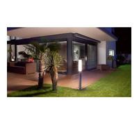 STEINEL - Borne d'éclairage extérieur avec détecteur - GL 60 S 8,6W 3000K IP44 - Argent