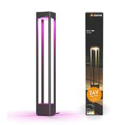 Steinel Borne lumineuse extérieur LED Stela C 24V, hauteur 86 cm, lampe de jardin RGBWW, 16 mio de couleurs, capteur crépusculaire, minuterie, commande via app, Plug & Play, IP65