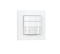 Steinel Détecteur de Mouvement IR 180 COM1 Blanc, Montage encastré, détecteur de Mouvement LED, détection 180°|20 m, Interrupteur crépusculaire