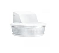 Steinel Détecteur de Mouvement sensIQ S KNX Blanc, 300°|20 m Capteur Professionnel, Protection antireptation, Support Mural d'angle Inclus