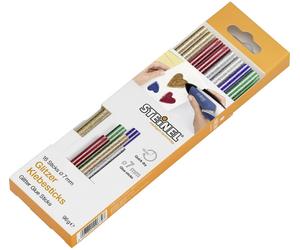 Steinel KLEBESTICKS 7MM GLITZER 96GR Bâtons de colle 7 mm or, argent, vert, bleu, rouge 0.097 kg 16 pc(s)