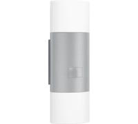 Steinel Applique murale LED L 910 S argent avec détecteur de mouvement à 180° - Luminaire extérieur design de 9,8 W - Lampe murale design avec capteur 797 lm
