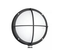 Steinel L331 S Applique murale d'extérieur avec détecteur de mouvement à 360°, portée de 7 m, résistante aux chocs, incassable, anthracite 8,4 W