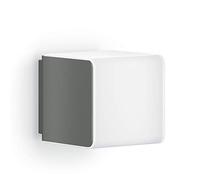 Steinel Lampe d'extérieur L 830 SC anthracite, applique murale LED, détecteur de mouvement 160°, connectable, peut être utilisée via app