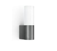 Steinel Lampe d'extérieur LED L 605, sans détecteur, 11,3 W Applique, lampe murale blanc chaud avec 729 lm, aluminium, verre opale Anthracite