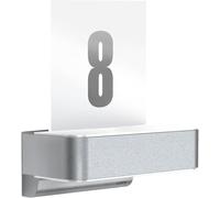 Steinel LED AUSSENLEUCHTE L 820 SC SI 087579 Applique LED extérieure avec détecteur de mouvement, Eclairage LED pour numéro de maison avec détecteur de