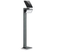 STEINEL LED lampe de jardin XSolar GL-S anthracite, lampe d'allée solaire réglable en hauteur, détecteur de mouvement, veilleuse