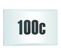 Steinel LN 1 Numéro de maison lumineux á LED avec interrupteur crépusculaire, Lampe LED économique avec 4,5 W et 350 lm, luminaire intérieur y compris le numéro de maison autocollant, lumière pour ext