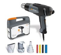 Steinel Pistolet à air chaud HG 2120 E Mallette, incl. 3 buses et gaines thermorétractables, décapeur thermique 2200 W, câble de 2,2 m, 80 - 630 °C