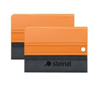 Steinel Premium Raclette avec bord en Alcantara, 2x raclette en feuille de haute qualité, glissement maximum, haute stabilité et extensibilité.