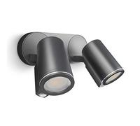 Steinel Projecteur extérieur Spot DUO Sensor avec détecteur 2x7W 3000K IP44 GU10 Anthracite Noir G