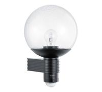 Steinel Applique extérieure L 400 S, détecteur 240°, portée max. 12 m, noir, verre soufflé