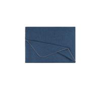STEINER 1888 Couverture en laine - Plaid Alina 145x190cm Crocus bleu marine