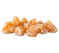 Steinfixx Calcite orange I Pierres brutes I 3-4 cm I 300 g I Pierre de guérison I Pierre d'eau I Décoration I Pierre de fontaine I Mexique