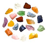 Steinfixx® - Grand kit d'eau de pierre précieuse de qualité supérieure pour la fabrication de l'eau précieuse | Énergie des pierres de guérison | Revitalisation de l'eau (paquet de pierres brutes XL 400 g)