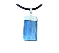 Steinfixx - Pendentif en argent cyanite I Pendentif en pierre précieuse I Pierre de guérison I représente l'auto-vaincre | Cyanite I Disthen I Brésil