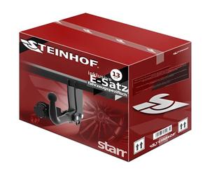 STEINHOF Attelage Rigide Fixe Compatible avec Fiat 500X 334 02.2015-01.2017 + Faisceau spécifique 13-Broches