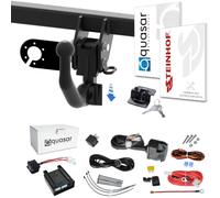 STEINHOF Nouveau attelage démontable Verticale compatible avec Audi A8 [D4] (4H2, 4H8, 4HC, 4HL) berline 4-Portes 10-13 avec spécifique Faisceau électrique 13-Broches