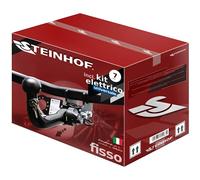 STEINHOF Nouveau attelage Rigide démontable Horizontale Compatible avec Voiture avec 7-Broches Faisceau électrique Universel