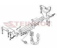 Attelage démontable pour Toyota Avensis T27 III Berline 2009-2015 + faisc 7-br.