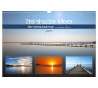 Steinhuder Meer, Momentaufnahmen von Christine Bienert (Wandkalender 2026 DIN A3 quer), CALVENDO Monatskalender: Das Steinhuder Meer lädt mit stimmungsvollen Fotos zum Wohlfühlen und Träumen ein