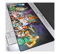 Steins Gate 800x300mm Speed Gaming Tapis de Souris, XL Anime Mouse Pad-Surface spéciale améliore la Vitesse et la précision, 3mm Base en Caoutchouc Antidérapant Surface-pour Ordinateur et PC, E