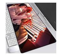 Steins Gate 800x300mm Speed Gaming Tapis de Souris, XL Anime Mouse Pad-Surface spéciale améliore la Vitesse et la précision, 3mm Base en Caoutchouc Antidérapant Surface-pour Ordinateur et PC, F