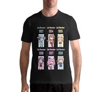 Steins Gate Gift Men's Short Sleeve Tee Shirt Manches Courtes(XX-Large)