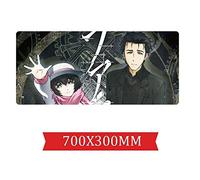 Steins Gate Tapis De Souris De Jeu De Vitesse |Tapis De Souris XXL | 700 X 300Mm Grand Format |Base De 2Mm D'Épaisseur | Précision Et Vitesse Parfaites, P