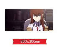 Steins Gate Tapis De Souris De Jeu De Vitesse |Tapis De Souris XXL | 800 X 300Mm Grand Format |Base De 2Mm D'Épaisseur | Précision Et Vitesse Parfaites, K