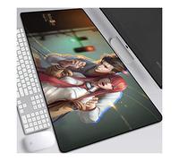 Steins Gate Tapis de Souris XL 800x300mm Hydrorésistant Anime Mouse Pad Grand Tapis de Souris Gamer avec Base en Caoutchouc Anti-Glissant Surface Texturée pour Ordinateur et PC, H