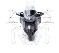 Steinschlag Film de protection de peinture anti-rayures, transparent, convient pour Kawasaki 1400 GTR/Concours 14/ZG1400 2010-2016