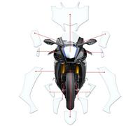 Steinschlag Film de protection de peinture anti-rayures, transparent, convient pour Yamaha YZF-R1M 2020+