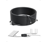 Steinwhale 2-in-1 Power & Ethernet Cable 50ft/15m for Starlink Mini, Shielded DC Power + RJ45 Ethernet Replacement, Stable & Fast Wired Network for Laptop, Weatherproof Outdoor Use