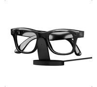 Steinwhale Charging Dock for Ray-Ban Meta Glasses, Pin Contact Fast Dedicated Station with LED Indicator, Travel-Friendly Design, Compatible with Wayfarer, Skyler, Headliner, Oakley Models (Noir)