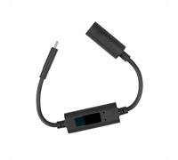 Steinwhale DC Female to USB-C Male Waterproof Power Adapter Cable for Starlink Mini with Real-Time Voltage & Current Display, Supports 100W PD, Compatible with USB-C PD Charger and Power Bank