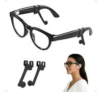 Steinwhale Embouts de Confidentialité pour Ray-Ban Meta & Oakley, Amplificateur Audio Silicone pour Wayfarer/Skyler, Anti-Fuite, Compatible Étui de Charge, Basses Profondes