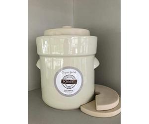 Steinzeug-schmitt pot à choucroute 5 l blanc crème