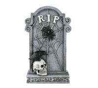 Stèles d'halloween - Monuments Funéraires Décor Cimetière - Pierres Tombales Effrayantes Accessoires pour Artisanat Panneaux Extérieur Jardin Cour Pelouse Fête Cimetière