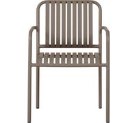 Stella chaise de jardin empilable noyerReproduction.