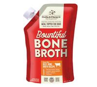 Stella & Chewy's Bountiful Bone Broth Grass-Fed Beef Recipe Meal Topper for Dogs, 16 Oz. Resealable Pouch