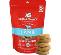 Stella & Chewy's Galettes de Nourriture Crue lyophilisée - Recette d'agneau Dandy - Nourriture Riche en protéines sans céréales pour Chiots et Chiens - Parfait pour Les mangeurs Difficiles - 414 g