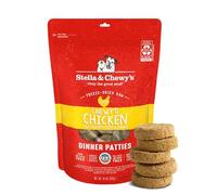 Stella & Chewy's Galettes de Nourriture Crue lyophilisée - Recette de Poulet - Nourriture Riche en protéines sans céréales pour Chiots et Chiens - Parfait pour Les mangeurs Difficiles - 414 g