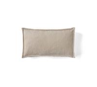 Stella - coussin - en velours côtelé - 32x57 cm - Beige