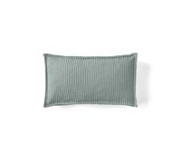 Stella - coussin - en velours côtelé - 32x57 cm - Bleu