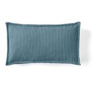 Stella - coussin - en velours côtelé - 32x57 cm - Bleu canard Bleu canard G