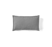 Stella - coussin - en velours côtelé - 32x57 cm - Gris clair Gris clair G