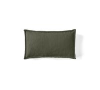 Stella - coussin - en velours côtelé - 32x57 cm - Vert