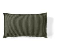 Stella - coussin - en velours côtelé - 32x57 cm - Vert
